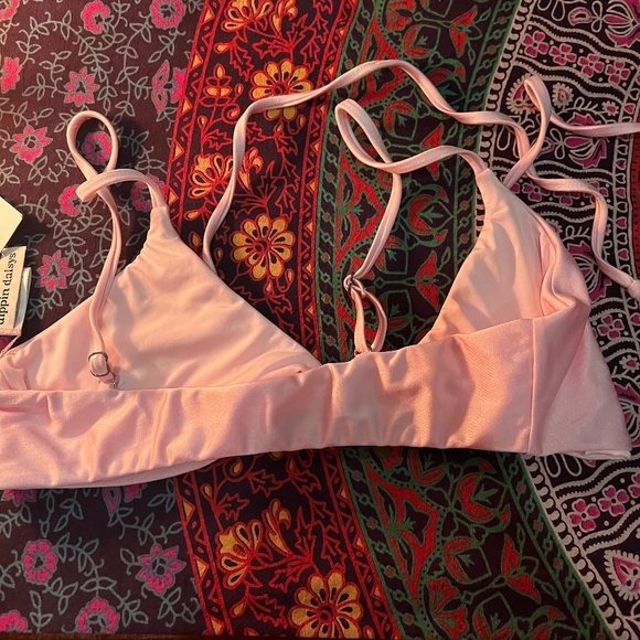 NWT Pacsun Dippin Daisy's Pink Pearl Swim Top (L) - Picture 5 of 9
